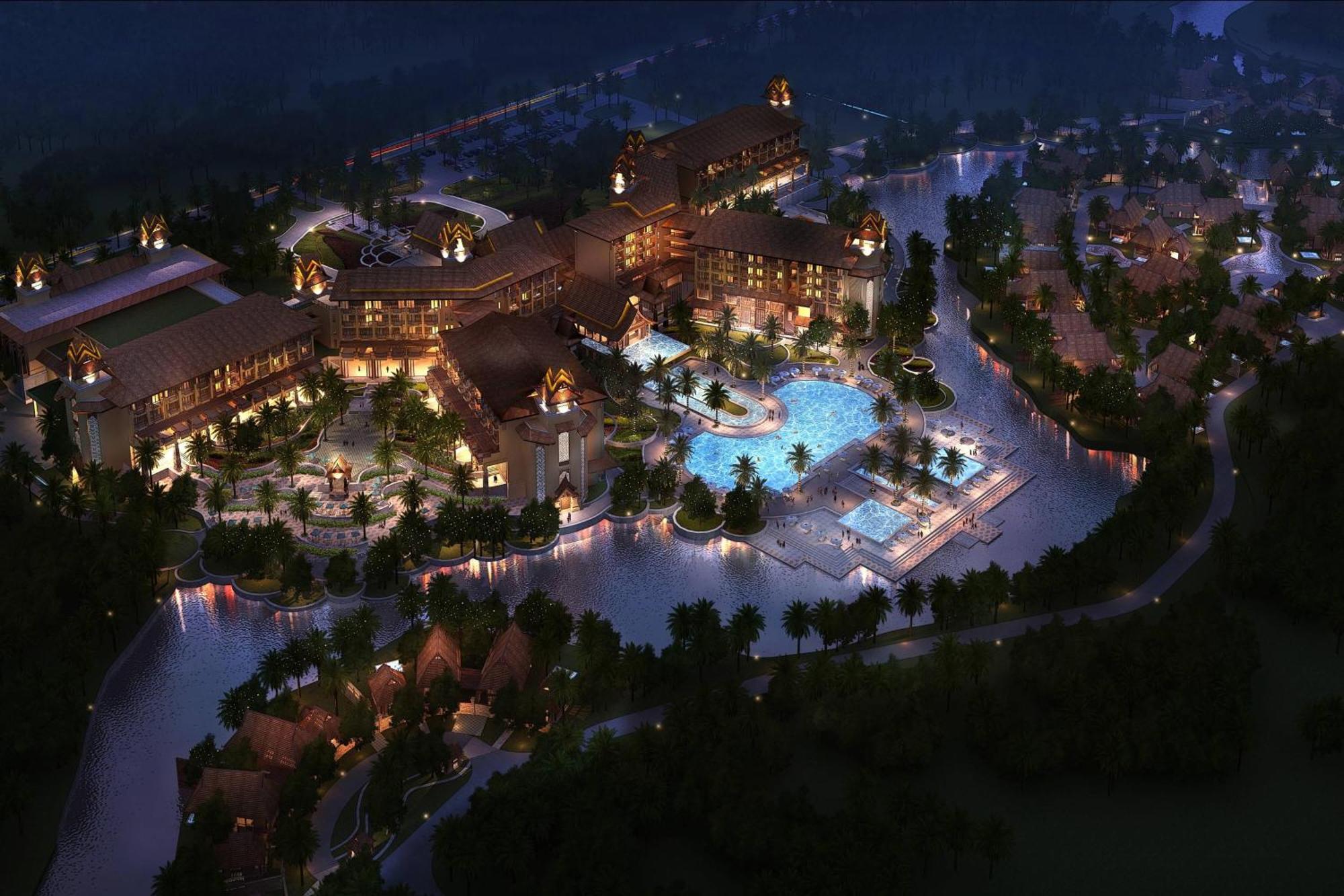 Sheraton Grand Xishuangbanna Hotel Цзинхун Экстерьер фото
